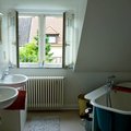 Die originelle Badewanne schmückt lediglich das Badezimmer und ist nicht zum Baden geeignet!